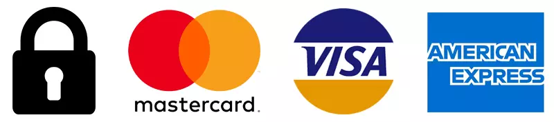 Mastercard and visa card Payment accepted logo